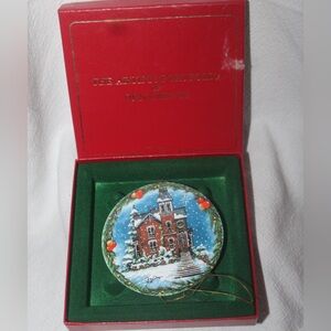 The Snow Star Christmas Ornament by Ray Day Vintage Anna Perenna Art 3” NEW